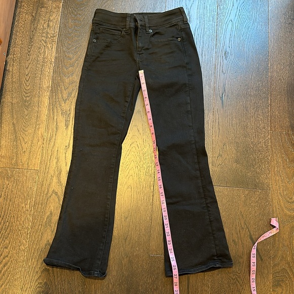 Black American Eagle Kick Boot Jeans - Picture 2 of 7